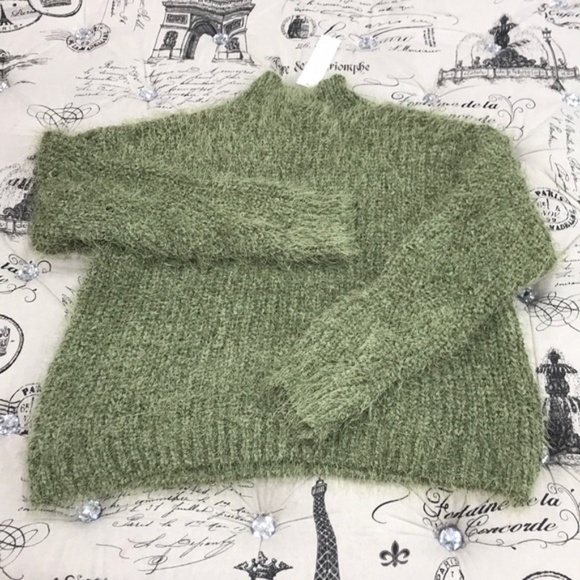 ALL IN FAVOR Mock Neck Long Sleeve Knit Sweater - Picture 4 of 7